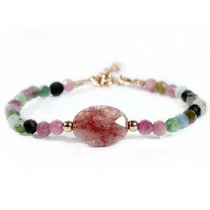 Cybele Watermelon Tourmaline Bracelet